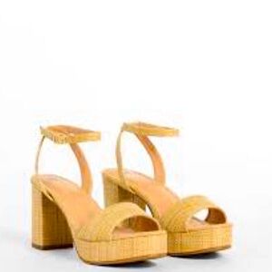 Nordstrom Rack Tan Platform Wedge
